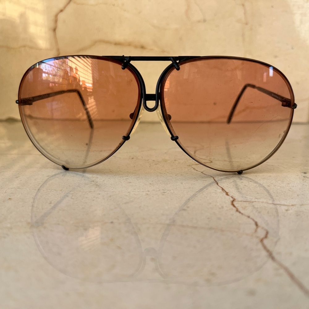 Vintage Porsche by Carrera Men's Aviator Sunglasses